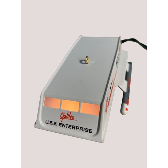 Star Trek U.S.S. Enterprise NCC-1701/7 Galileo Spacecraft Ornament 1992 Hallmark - Picture 10 of 12